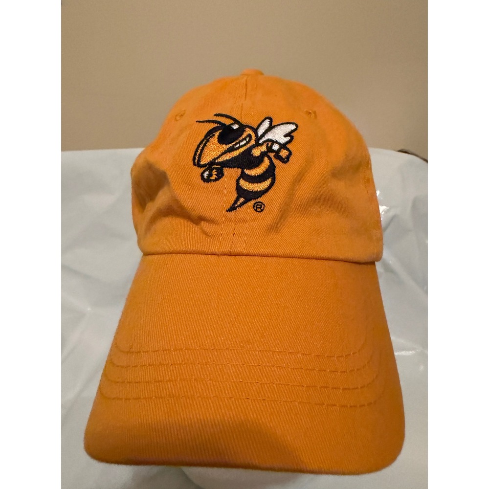 Signatures Georgia Tech Yellow Jackets Buzz Mascot Orange Baseball Cap Hat OSFM